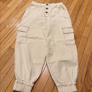 Almost Famous Beige Cargo Pants